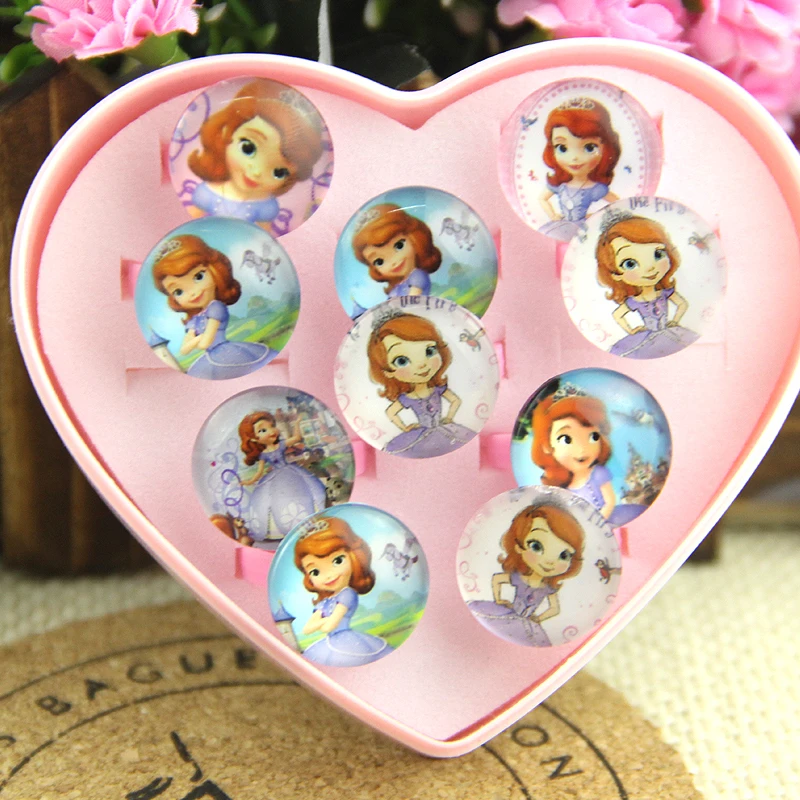 Оптовая продажа ювелирное изделие 10 шт. в коробке бесплатная доставка милые