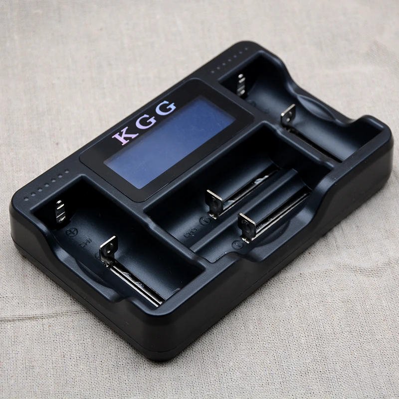 KGG 4 ЖК-дисплей Дисплей USB быстрое Интеллектуальный Зарядное устройство для