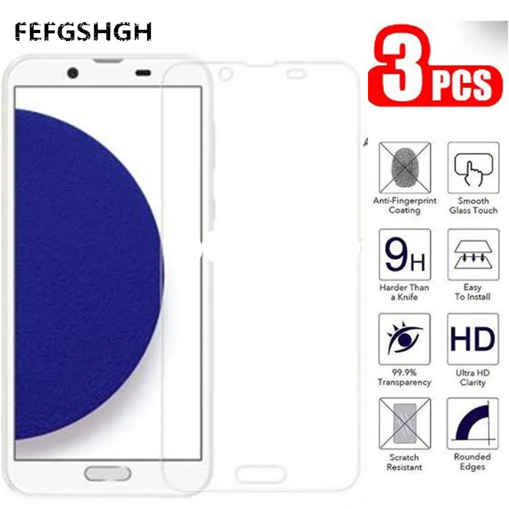 2.5D 9H закаленное стекло для Sharp Aquos SENSE2 SH 01L SHV43 Защитное экрана защитное
