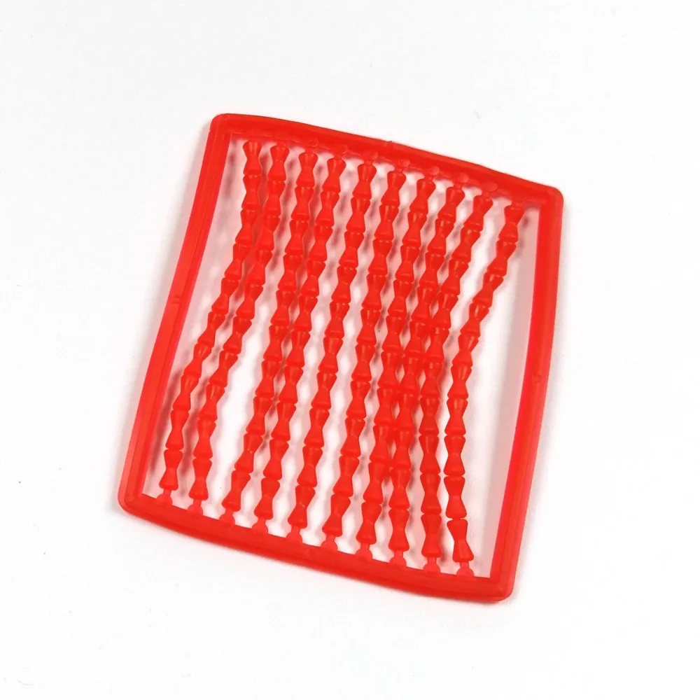 5 Панели/500 стоп мягкая Carping волос Rig для Бойла ограничители Для приманки Красный