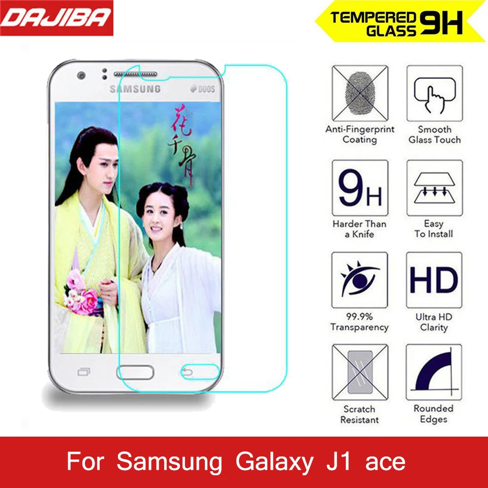 2.5D 9H закаленное стекло для Samsung Galaxy J1 Ace ультра тонкий экран с защитой против