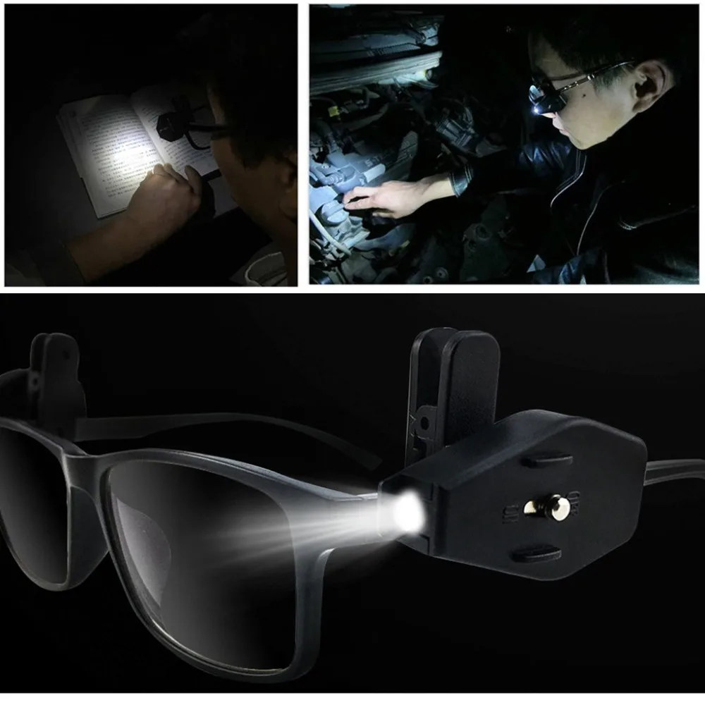 2 шт. Мини светодиодный фонарик для езды на велосипеде шлем очки легкий