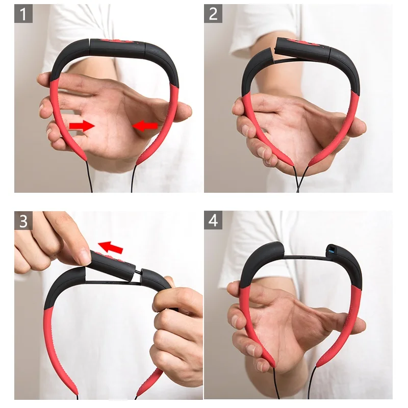 8GB IPX8 Waterproof Sport MP3 with FM Earphone Audio Headset Music Player Neckband Stereo Headphone for Diving Swimming | Электроника