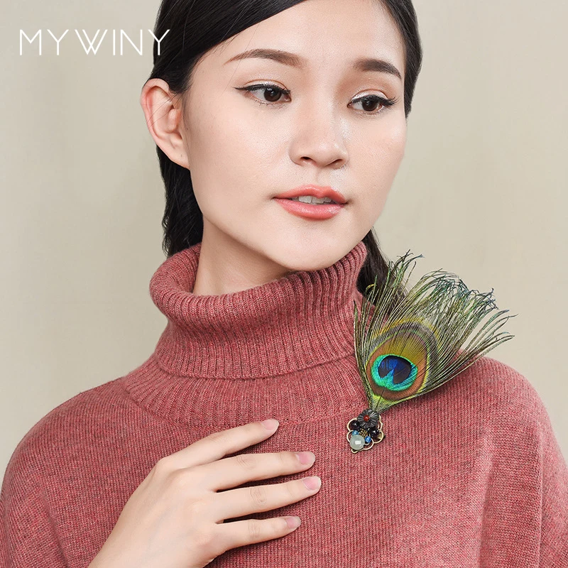MYWINY ручной работы Элегантная Брошь-булавка, этническая Ювелирное Украшение из перламутровых раковин цветы брошь, камень авантюрин Винтаж брошь подарок