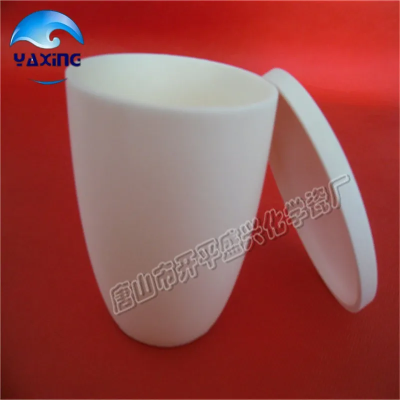С крышкой dia82x70mm 200 мл 99.5% тигель из оксида алюминия корундовый тигель/Al2O3