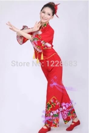 Скидка Для женщин девочек Vestido Tradicional Чино китайский вентилятор танцевальные