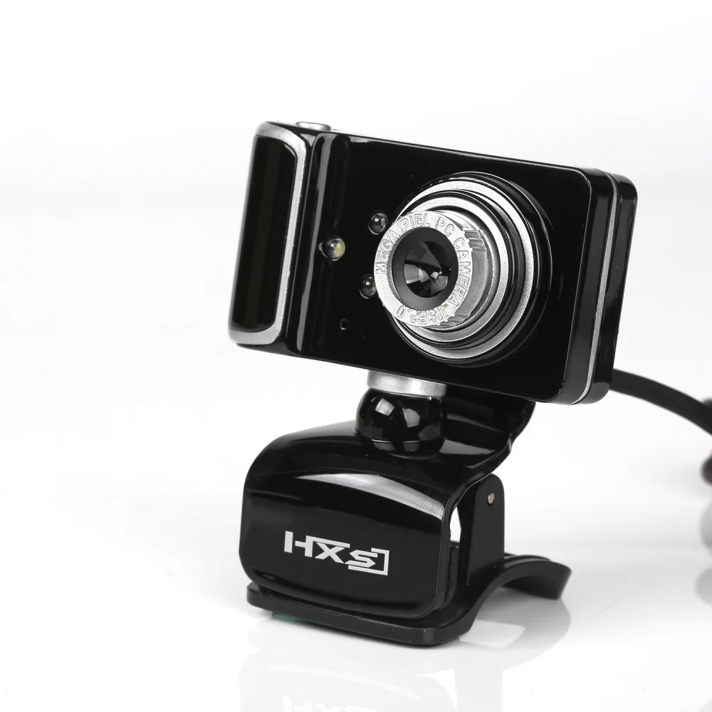 HXSJ 480P Компьютерная камера с регулировкой поворота HD сетевая камера с зажимом типа 3 светодиодный веб-камера с микрофоном для Android tv PC