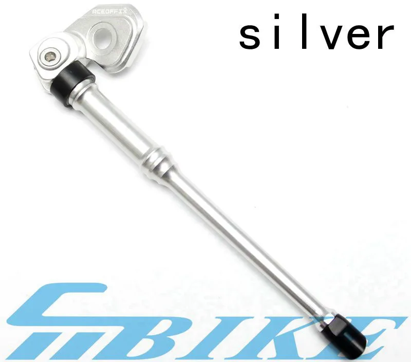 Silver Aceoffix Подножка для велосипеда Brompton CNC алюминиевый сплав подножка стойки рамка - Цвет: Silver