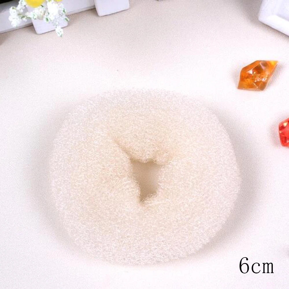 FAMSHIN милые женщины девушки губка Скоба ролик для волос голова булочка