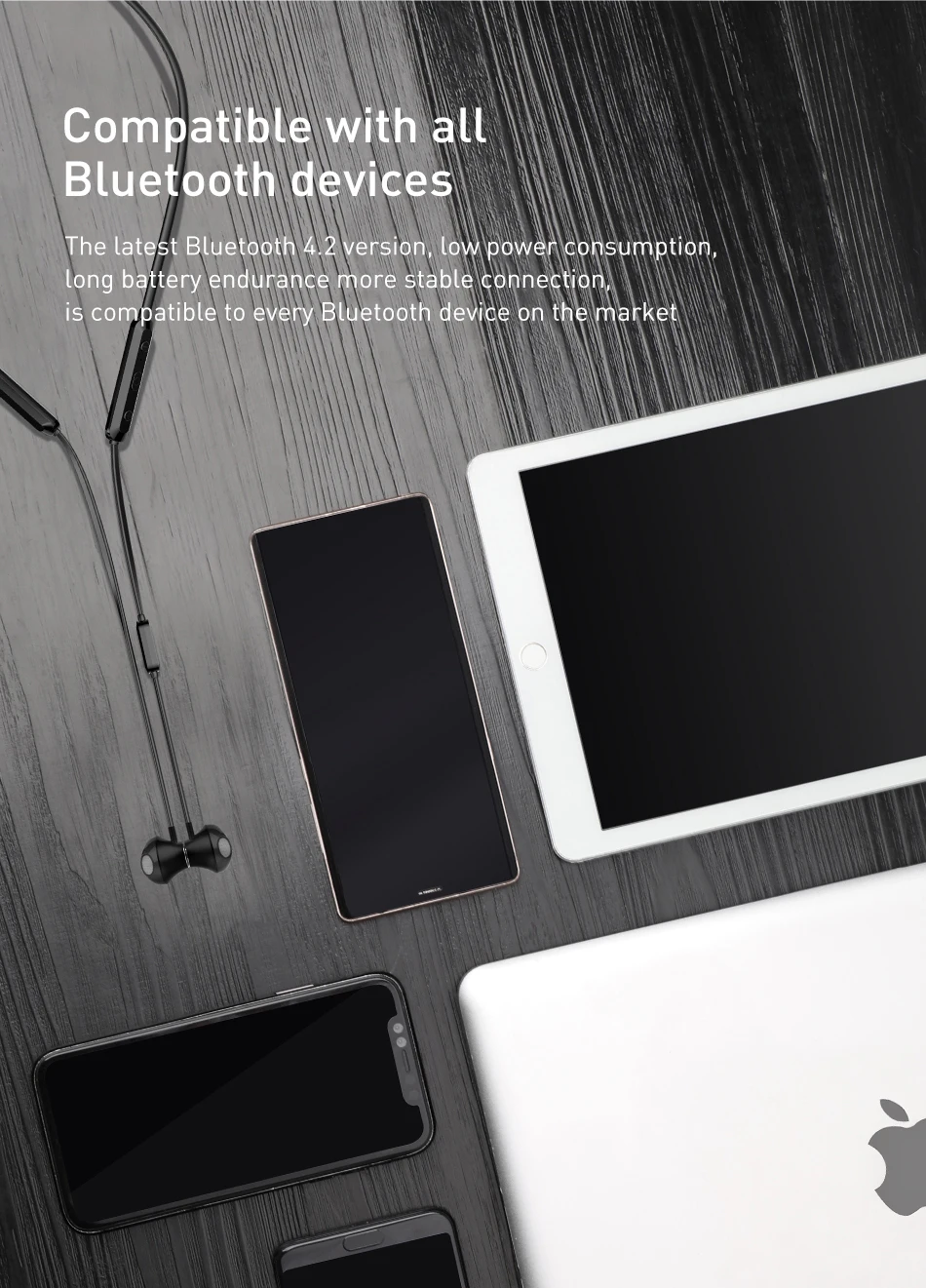 Baseus S11A Bluetooth наушники, беспроводные наушники, гарнитура, шейные спортивные наушники, auriculares для iPhone, Xiaomi, наушники с микрофоном