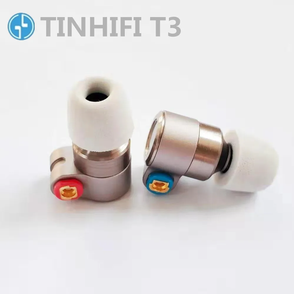 Оловянные наушники T3 1DD+ 1BA, HIFI наушники, металлические наушники 3,5 мм, гарнитура со сменным кабелем, MMCX TINHIFI T3 T2 P1 T4 S7