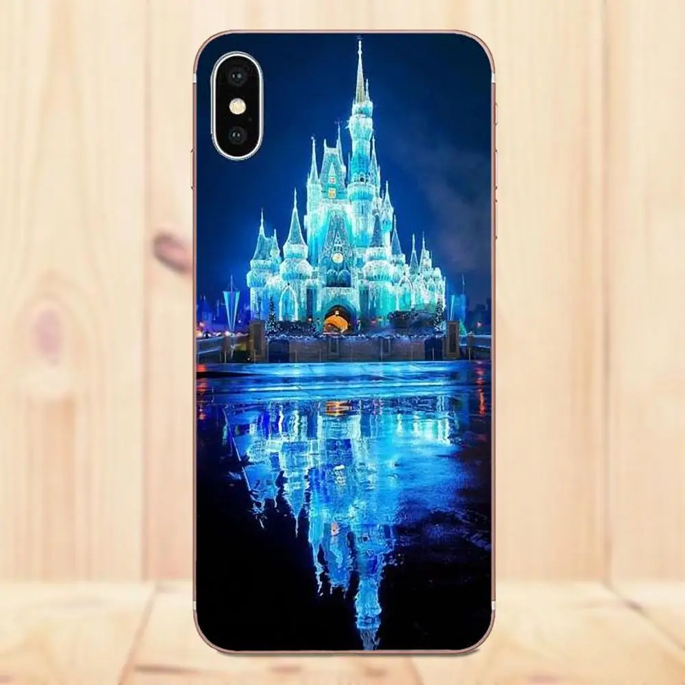 Maerknon для Apple iPhone 4 4S 5 5C 5S SE 6 6S 7 8 Plus X тонкий мир Золушки замок фейерверк | Мобильные