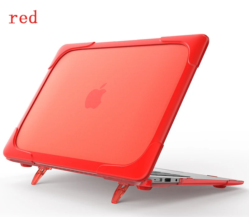 Складной чехол-подставка для ноутбука Macbook air Pro retina 11 12 13 15 A1706 A1708 A1989 матовый прозрачный чехол из поликарбоната+ ТПУ