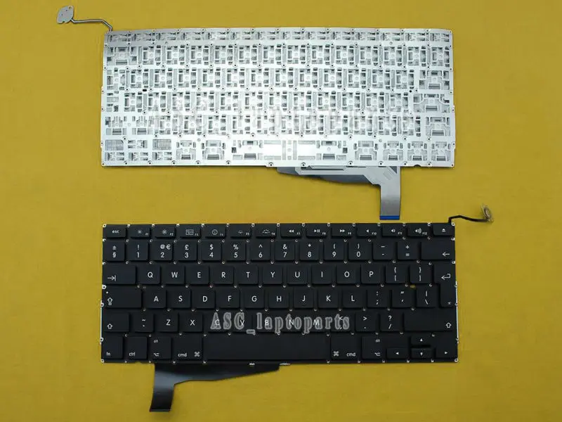 

New UK English Keyboard For APPLE Macbook Pro A1286 Laptop Black, Without Frame , 2008