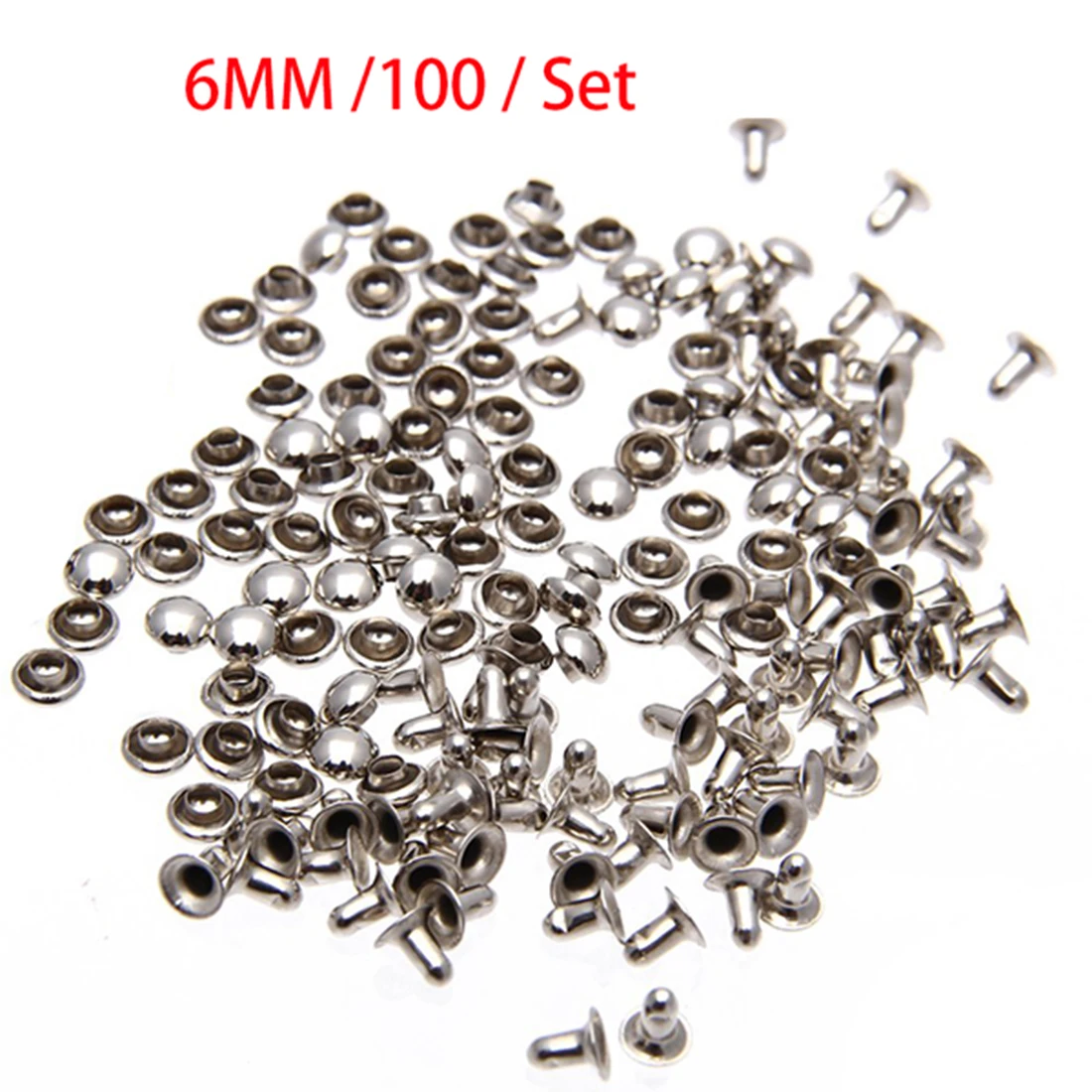 100 шт. детские круглые декоративные заклепки 6 мм | Дом и сад