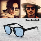 Солнцезащитные очки JackJad, винтажные круглые затемненные очки в стиле лемтоша Джонни Депп, 2021