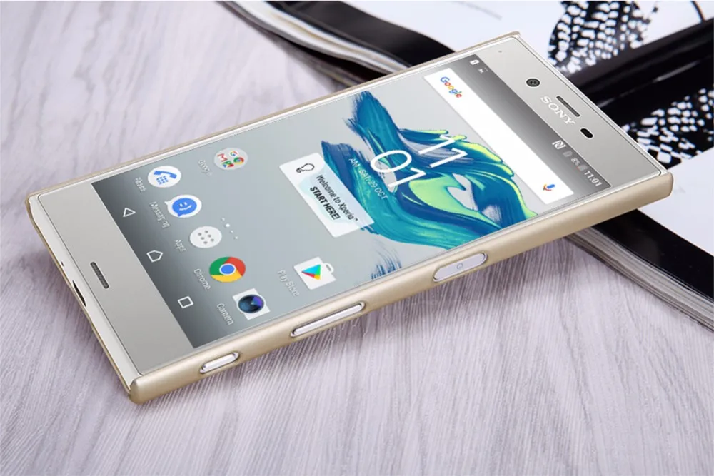 Nillkin Матовый Жесткий ПК противоударный чехол для sony Xperia XZ XZS защитный чехол s