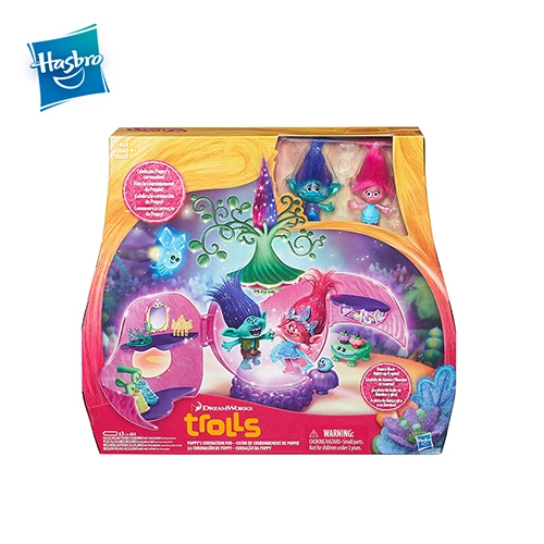 B6560-Pod Hasbro DreamWorks тролли Poppy's Coronation Pod фигурка аниме мини Коллекция фигурка игрушка модель подарок - Цвет: B6560-Pod
