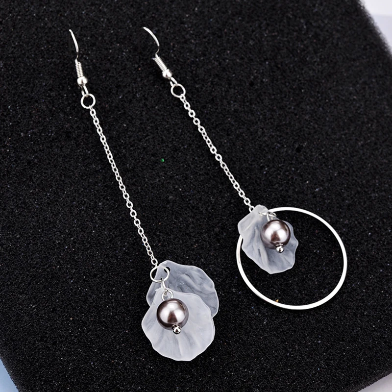 Нильсен женские длинные вечерние Серьги Асимметричная Корпуса дикий женский