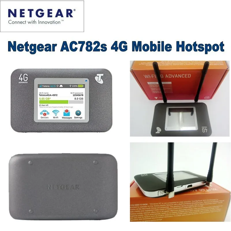 Мобильная точка доступа Netgear Aircard 782S (AC782S) 4G с 2 антеннами|antenna 4g|antenna mobileantenna r |