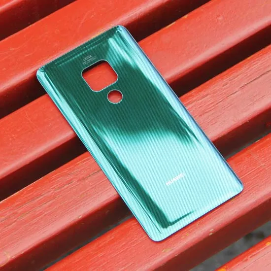 Green Чехол для задней батареи huawei, чехол для huawei mate 20 mate 20, чехол для задней панели со стеклом - Цвет: Green