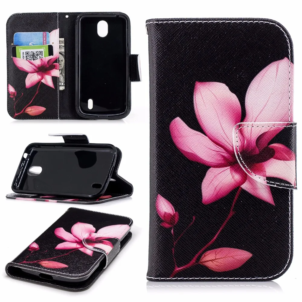 Чехол для Funda Nokia 1 кожаный чехол coque Nokia1 защитный флип-кошелек телефона с