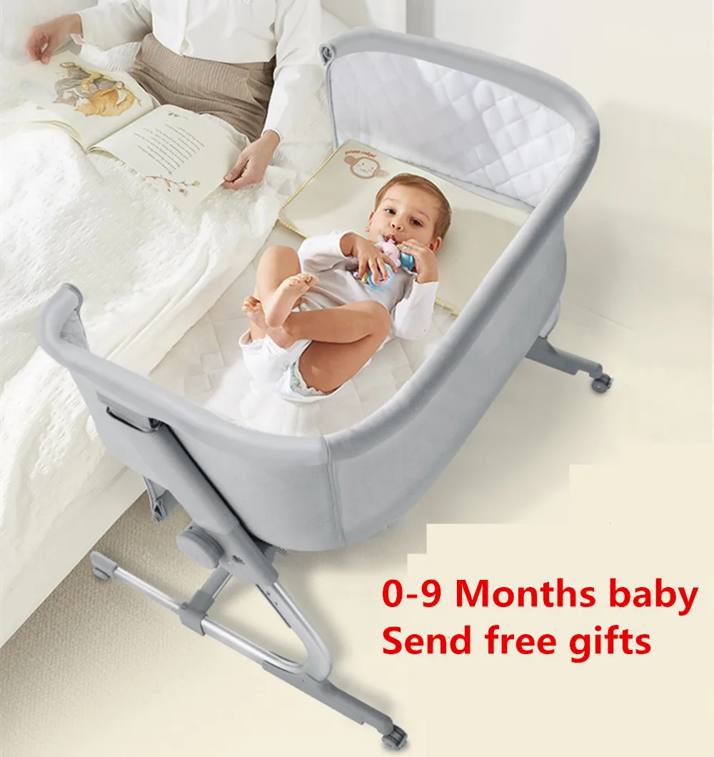 Брендовая детская кровать babyfond кроватка может сплайсинга большая новорожденный