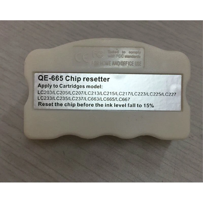 Новый сбрасыватель микросхем Einkshop QE665 для Brother LC223 LC225 LC227 LC229 LC203 LC205 LC207 lc213