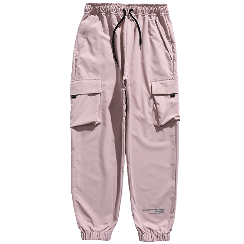 Japanese harajuku joggers hiking pants men streetwear cargo korean style trousers hip hop pantalones kpop harem | Мужская одежда