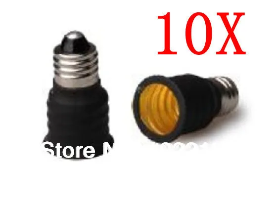 

10pcs/lot E11 TO E14 Light Bulb Lamp Holder socket adapter Converter Free Shipping With Tracking No.
