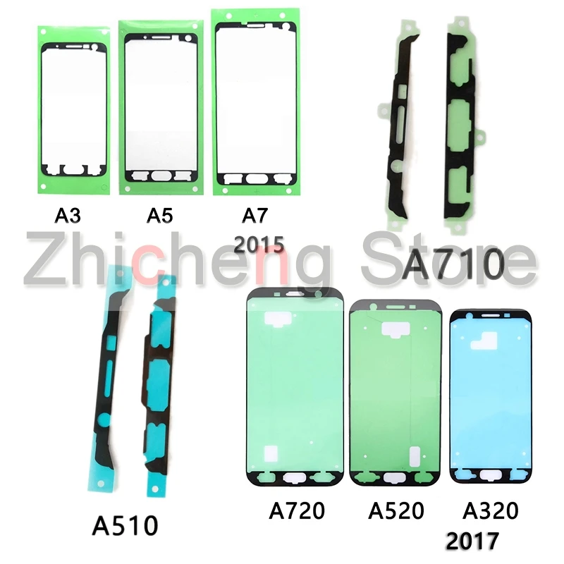 Передняя рамка ЖК дисплея для Samsung Galaxy A3 A5 A7 A8 A9 A310 A510 A710 2016 2017|Наклейки телефонов| |