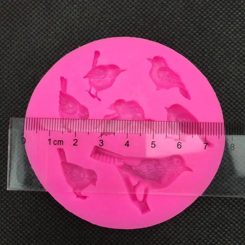 Bird-like Shape 3D fondant cake silicone mold for polymer clay molds kitchen chocolate pastry candy making decoration tools 0093 | Дом и сад