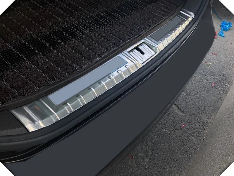 Для Volkswagen Passat 5-дверь вагона B8 нержавеющая сталь Задний бампер ног пластина покрытие автомобиля Средства для укладки волос