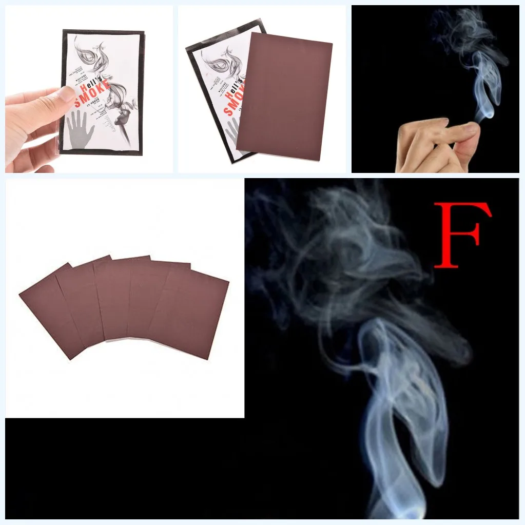 

1 Set Magic Card Mat Turbo Stick Finger Smoke Magic Trick Props Easy To Do Street Magic Toys for Men Women