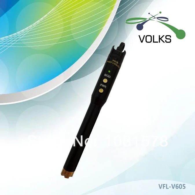 Бесплатная доставка 10 км Ручной портативный VFL V605 Визуальный дефектоскоп красный