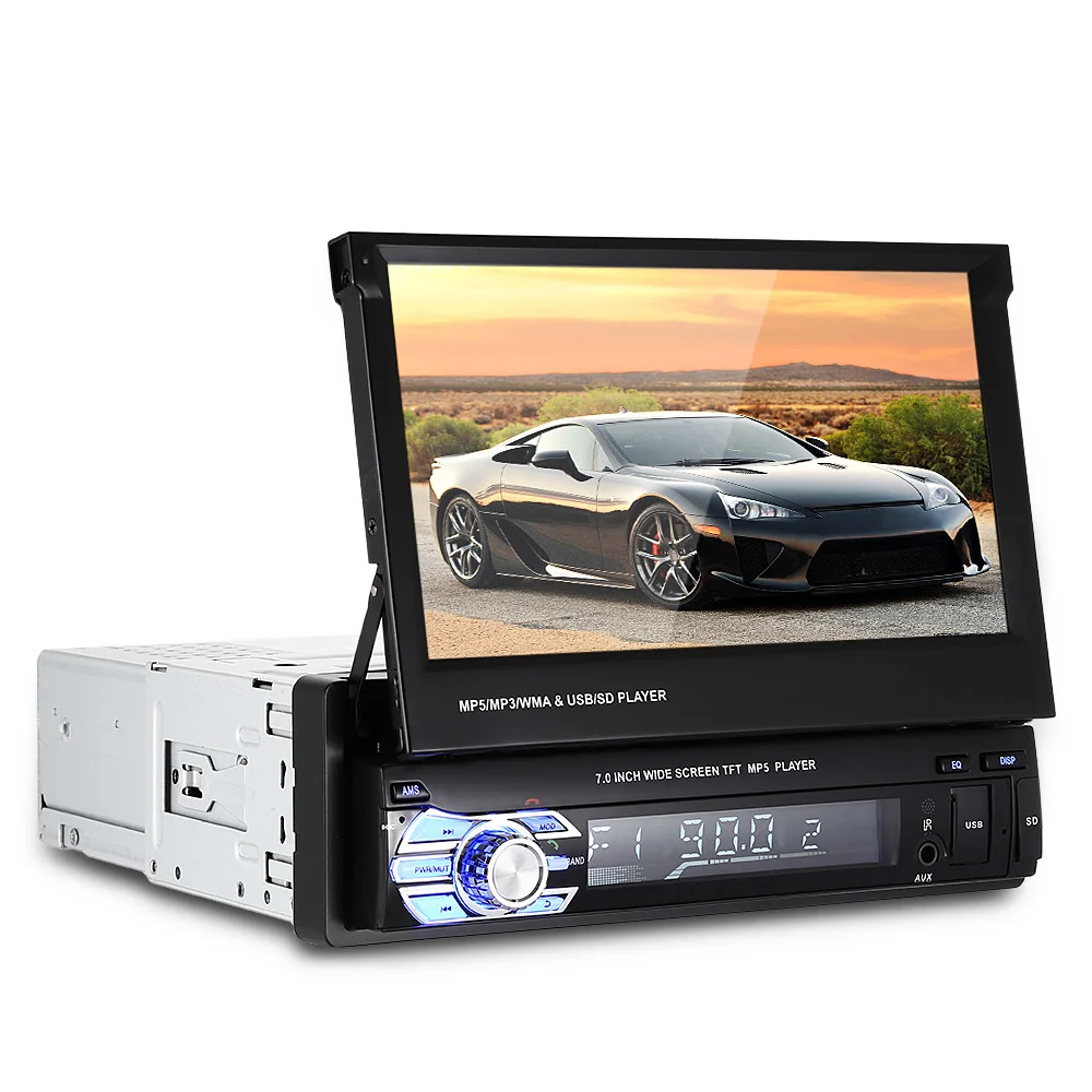 Zeepin Universal 9601 MP5 Car Multimedia Player 7.0 Inch HD Touch Screen Bluetooth FM Radio Steering Wheel Remote Control|mp5 car|car mp5car mp5