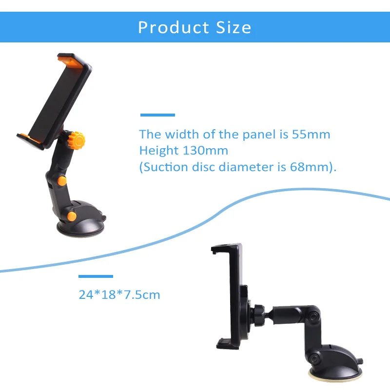 Универсальная подставка на лобовое стекло автомобиля держатель для сотового
