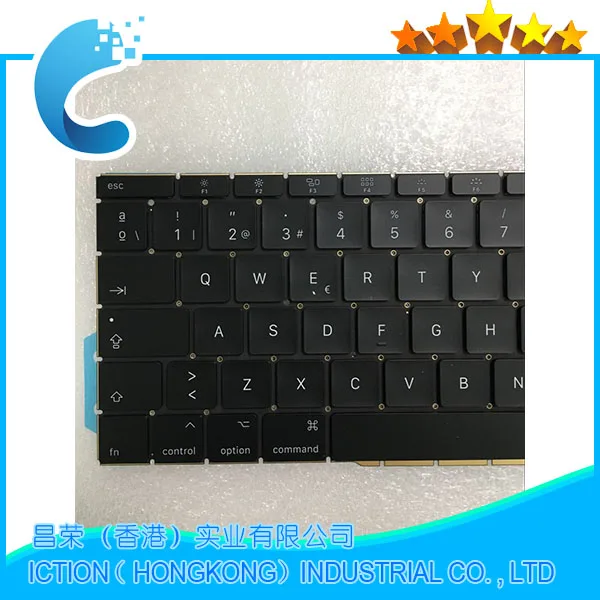 Подлинная новая клавиатура для ноутбука A1708 с испанской раскладкой Macbook Pro 13 3