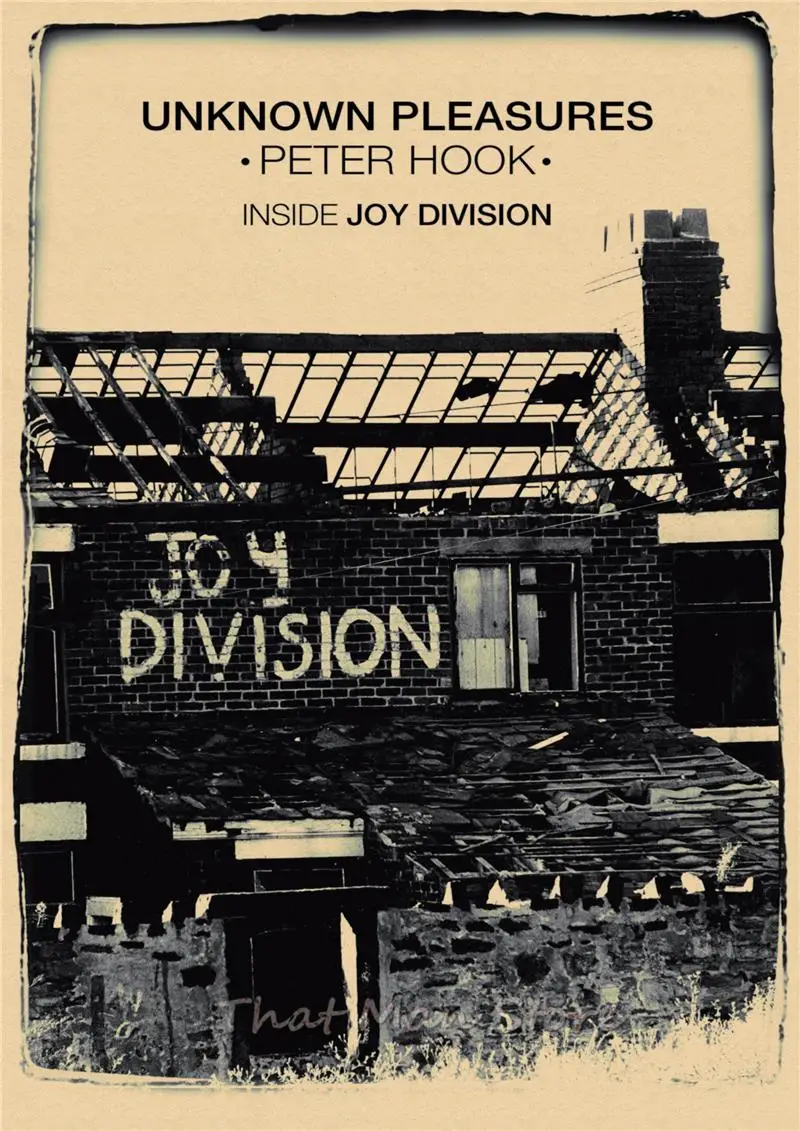 Винтажный постер Division Joy happy split Kraft ретро рок старый постер пост панк группа постер в стиле ретро 30x21 см - Цвет: Светло-желтый