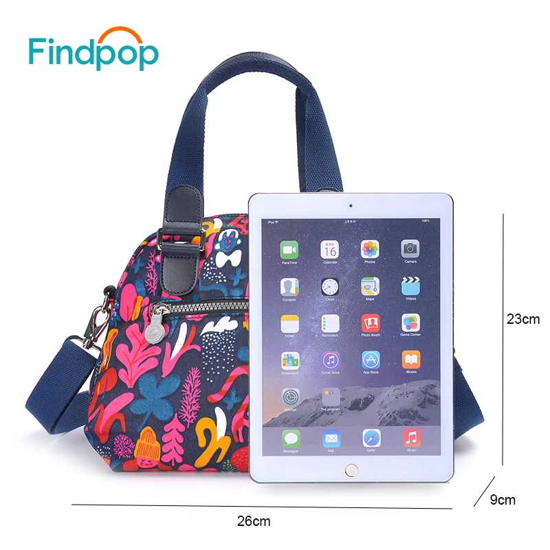Сумка Findpop Женская водонепроницаемая с цветочным принтом|monkey bag|monkey brand bagbrand shoulder
