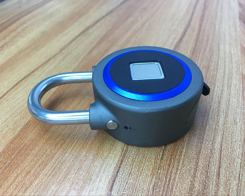 Новый маленький и изысканный замок со сканером отпечатков пальцев APP Bluetooth