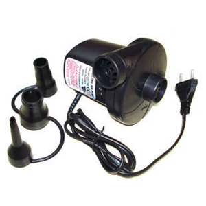 Электрический воздушный насос для пневматических лодок, кукол, 220 В переменного тока, матрас для надувных сумок с 3 насадками, штепсельная вилка европейского стандарта -- M25