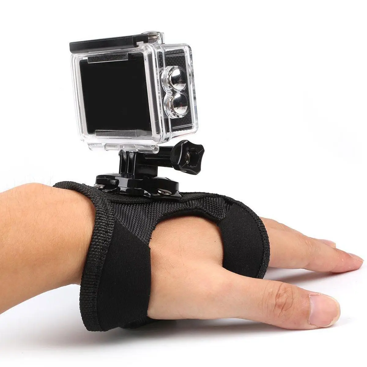 

Крепление на запястье для камеры GoPro Hero 1, 2, 3, 3 и 4 камеры, черный, для спорта и путешествий
