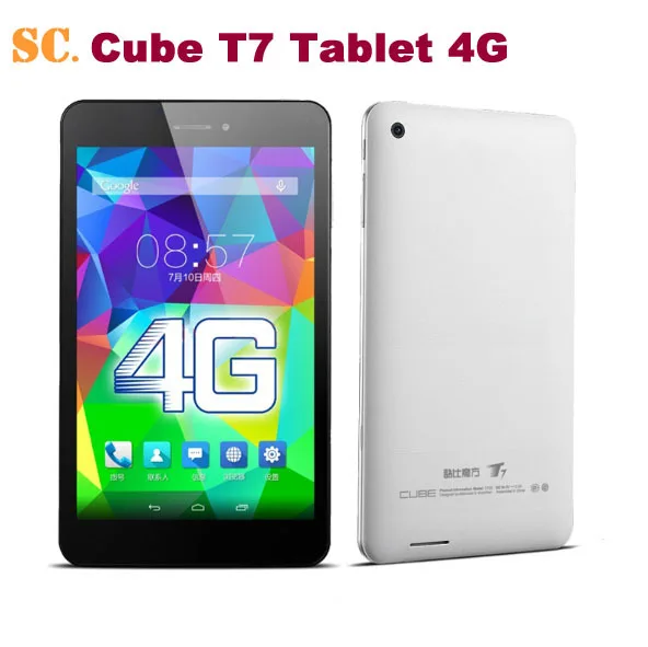 Новый 7 дюймов куб T7 T7GT 4 г FDD LTE MT8752 Octa ядро 64Bit телефонный звонок планшет пк JDI нью