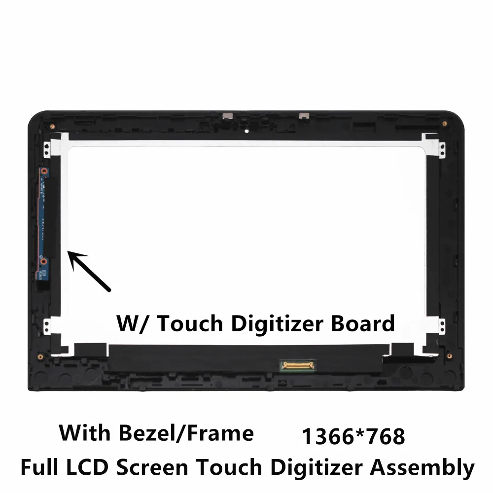 ЖК-кодирующий преобразователь сенсорного экрана в сборе для HP Stream 11-aa053na 11-aa050na