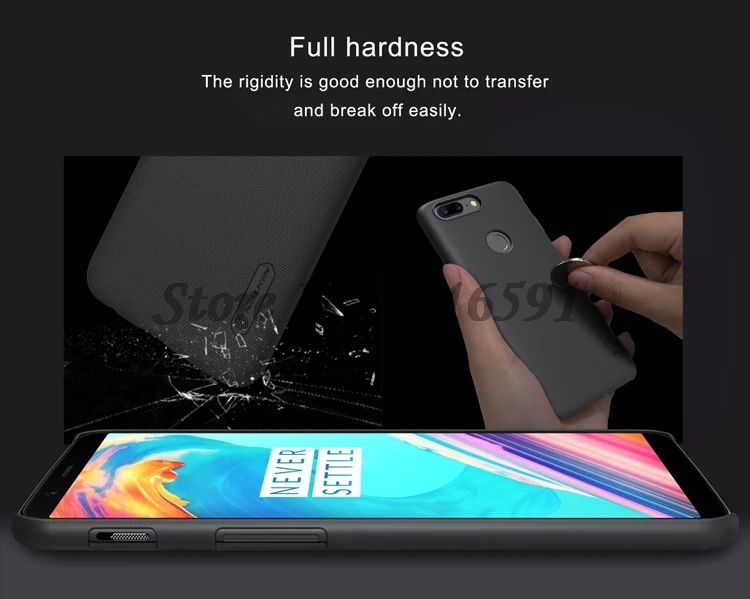 OnePlus 5T Чехол Nillkin Frosted Shield пластиковая задняя крышка для 5|case one plus|case pluscase for |