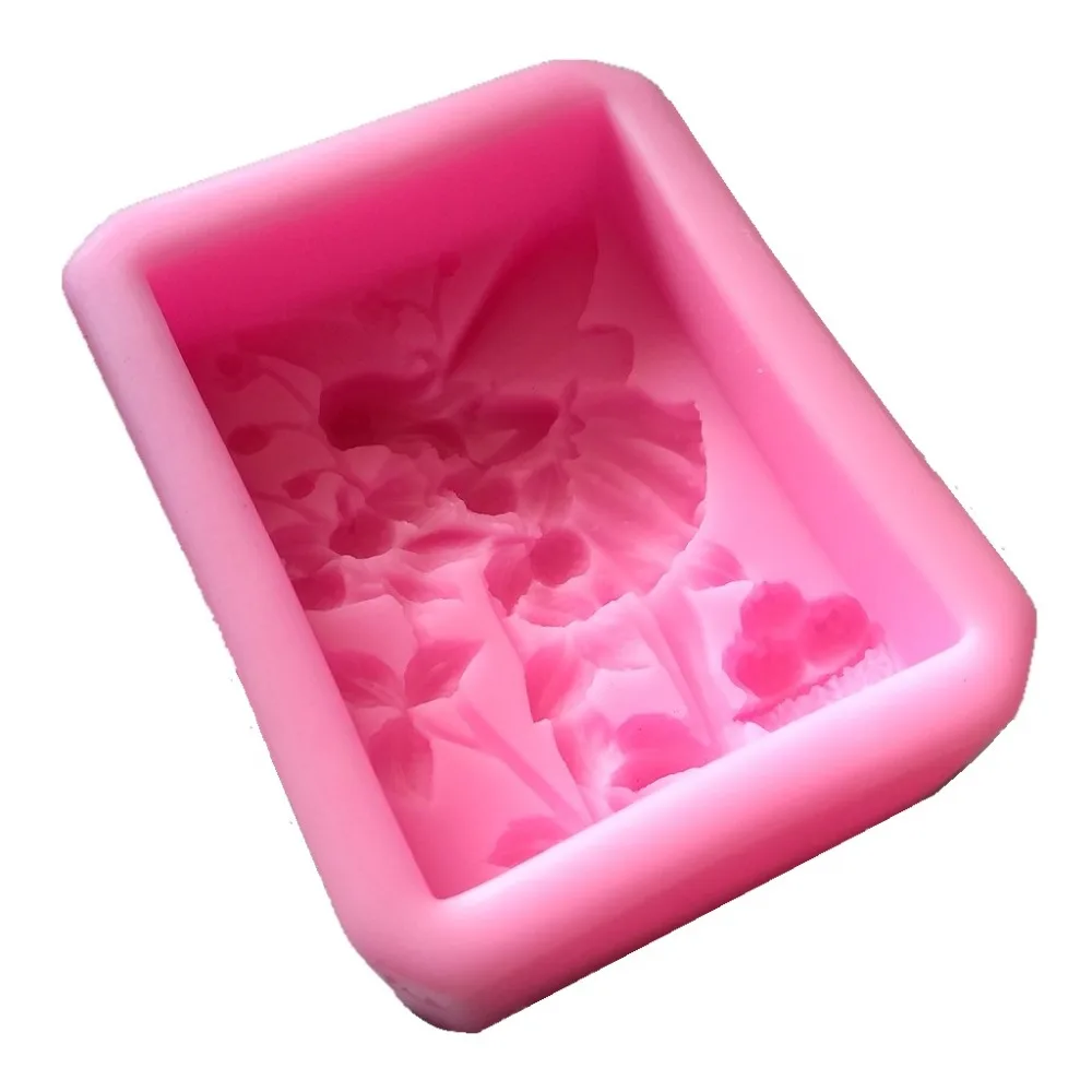 Силиконовая 3D форма для мыла с крыльями 3 дюйма|mold silicone soap|soap dish stainless steelsoap mold tray |
