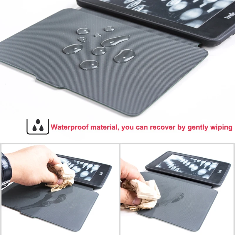 Мягкий умный чехол из ТПУ для Funda Kindle Paperwhite 1/2/3 eReader (7 е поколение 2012/2013/2015/2017