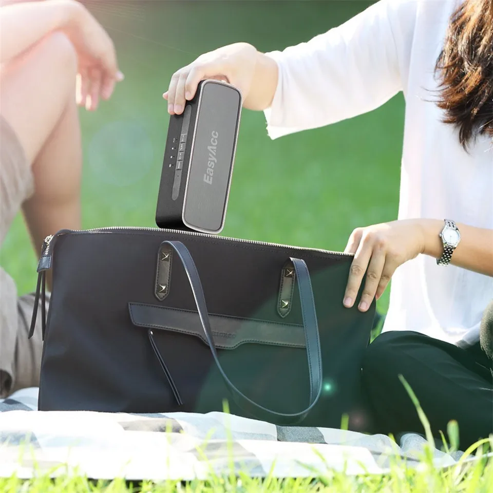 EasyAcc 10 Вт Мощный Bluetooth 4 0 портативный беспроводной динамик водонепроницаемый 3 5 мм