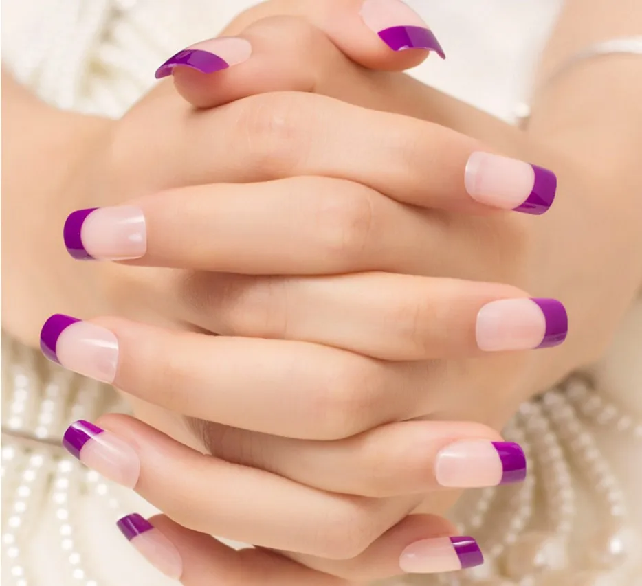 Новинка 2017 искусственные ногти 24 шт. накладные на шпильках художественное